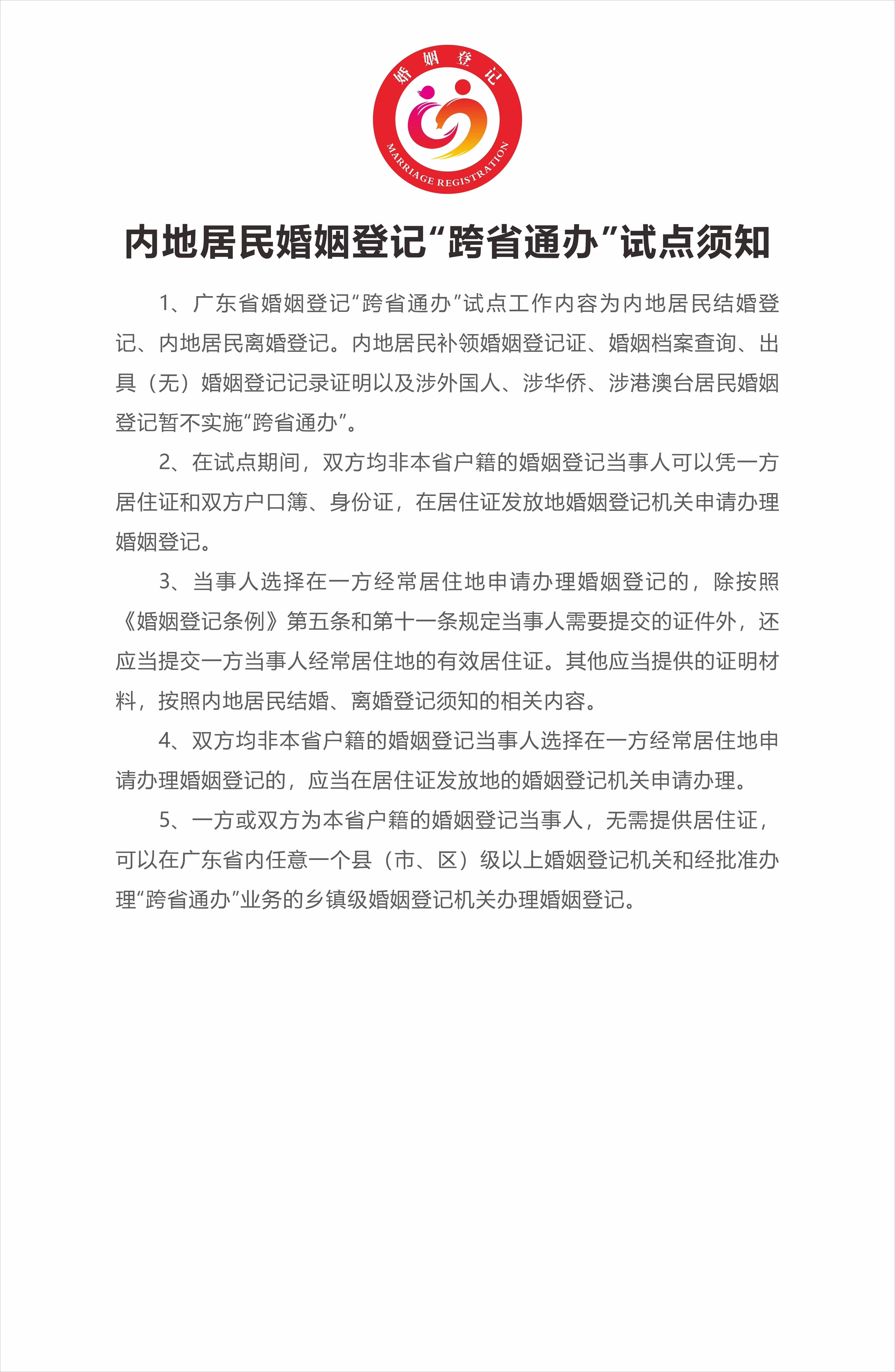 内地居民婚姻登记“跨省通办”试点须知（20210525）.jpg