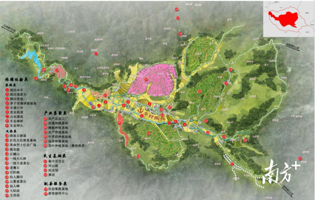 上蒙村村庄规划策划图 图片